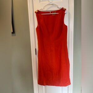 Tory Burch Red Midi Dress